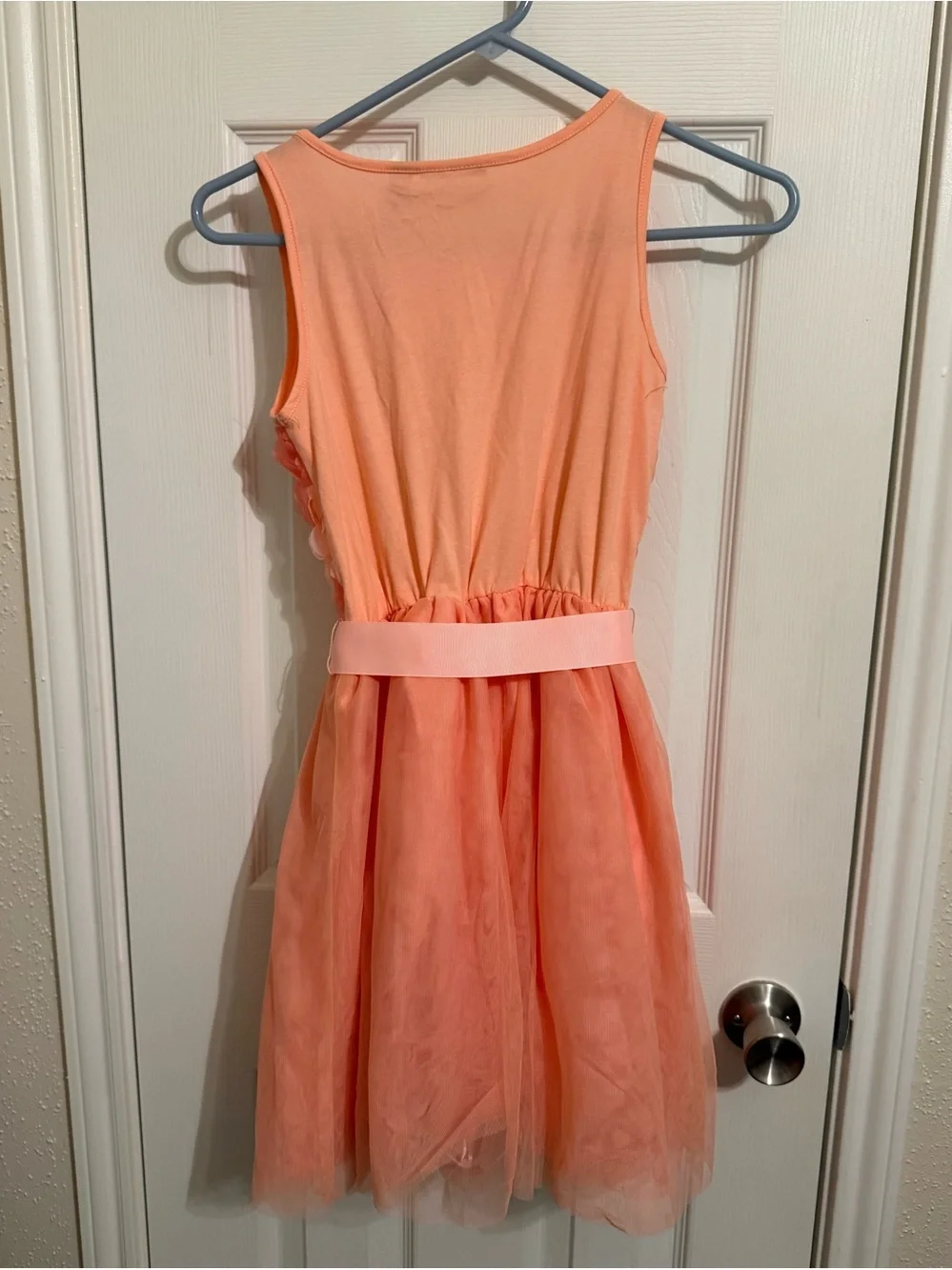 The Children's Place Coral Floral Bow Dress for Girls NWT 10/12
